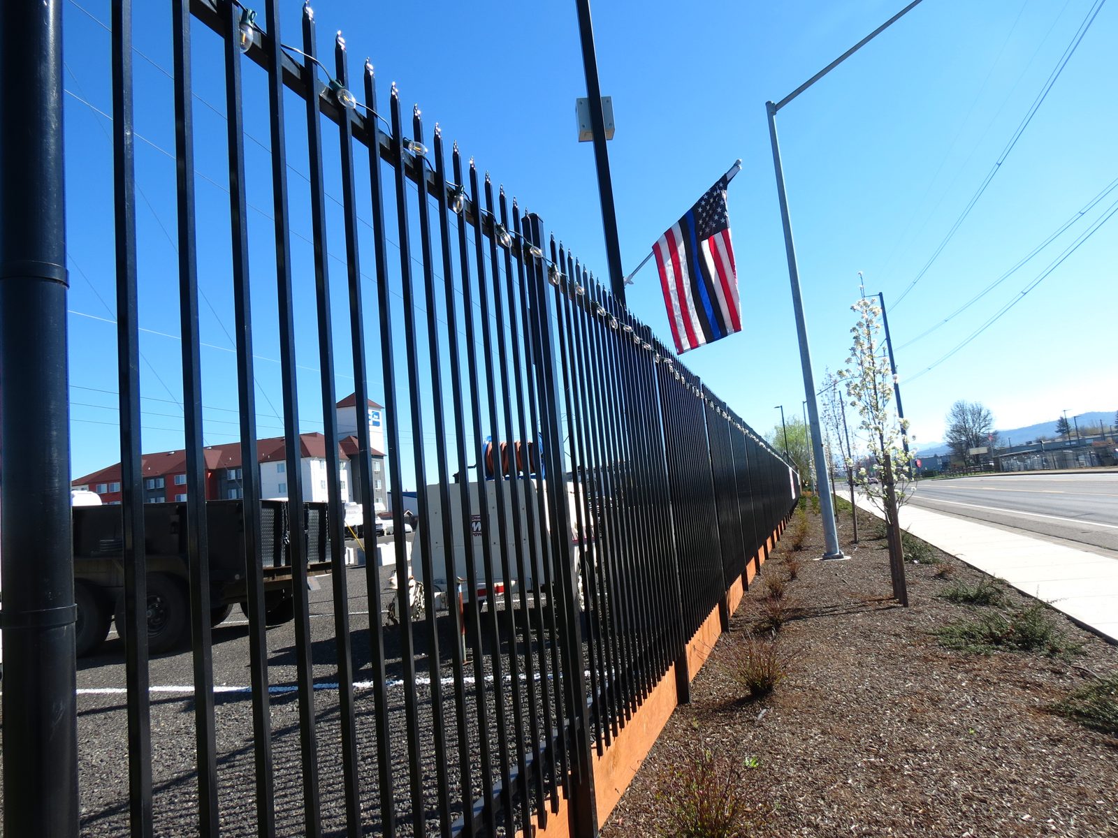6' High Ornamental Iron Aristocrat Style Fence
