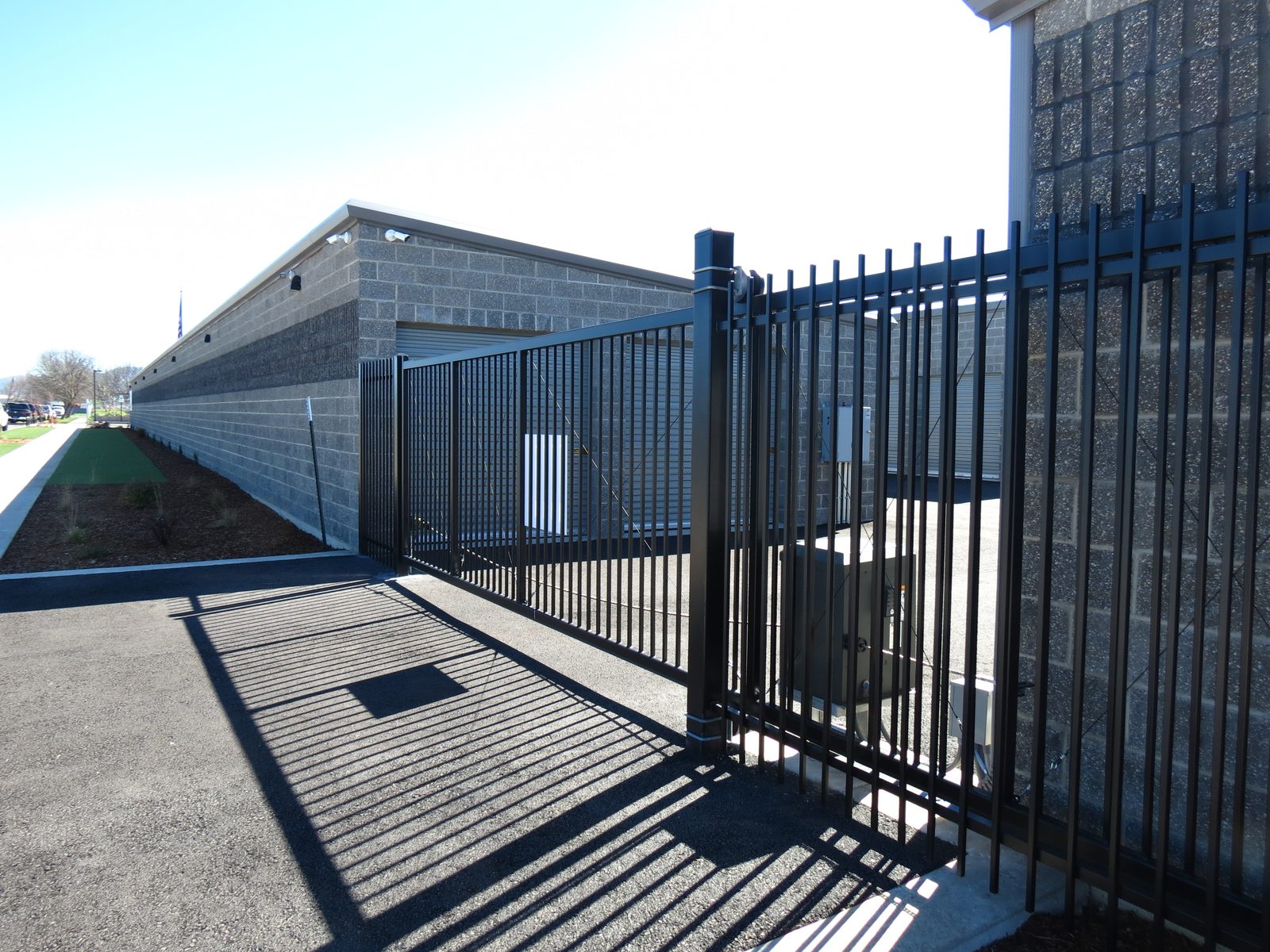 6' Ornamental Iron Cantilever Gate