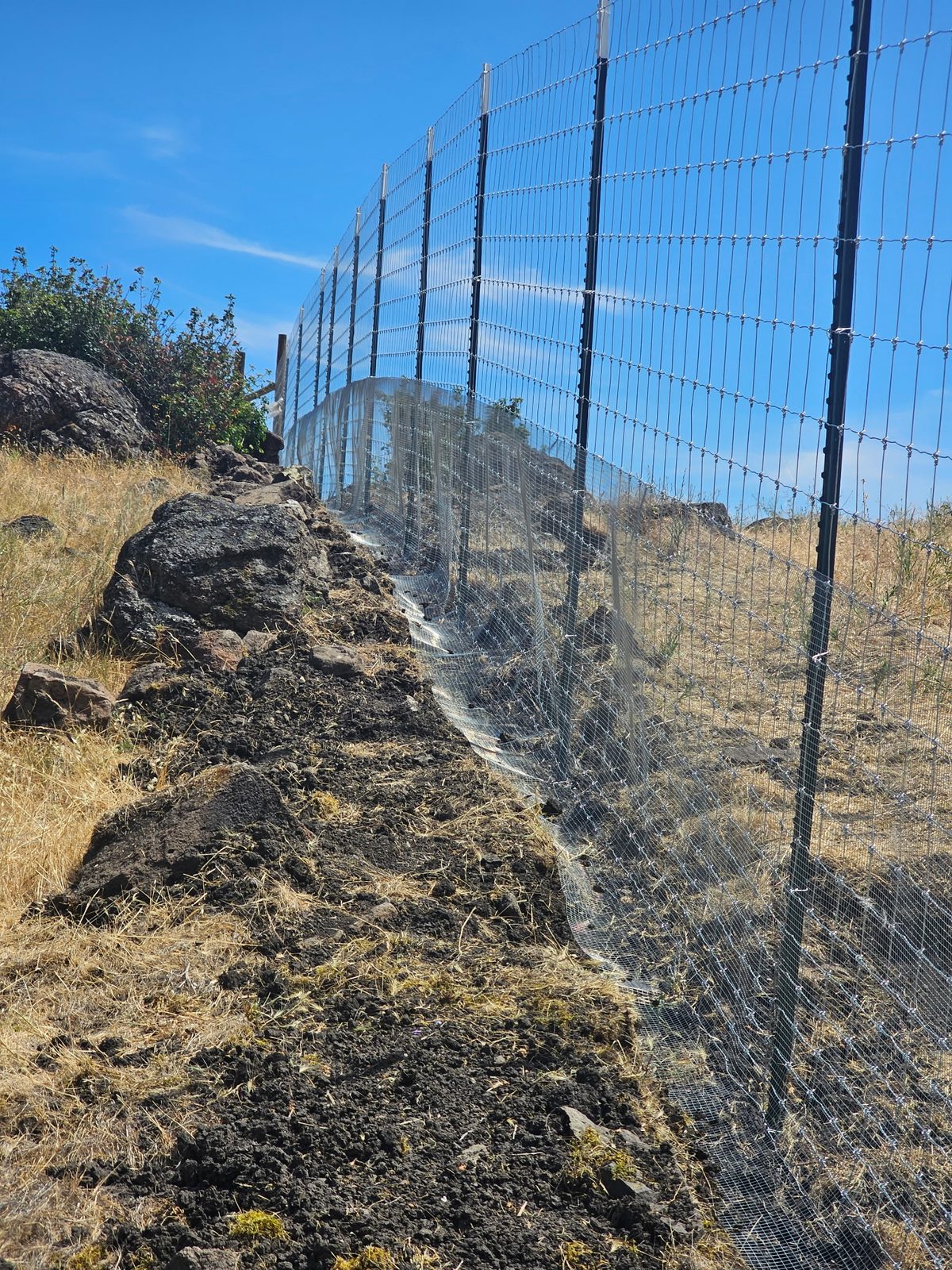 8' Game Fence with Hardware Cloth for Extra Rodent Protection