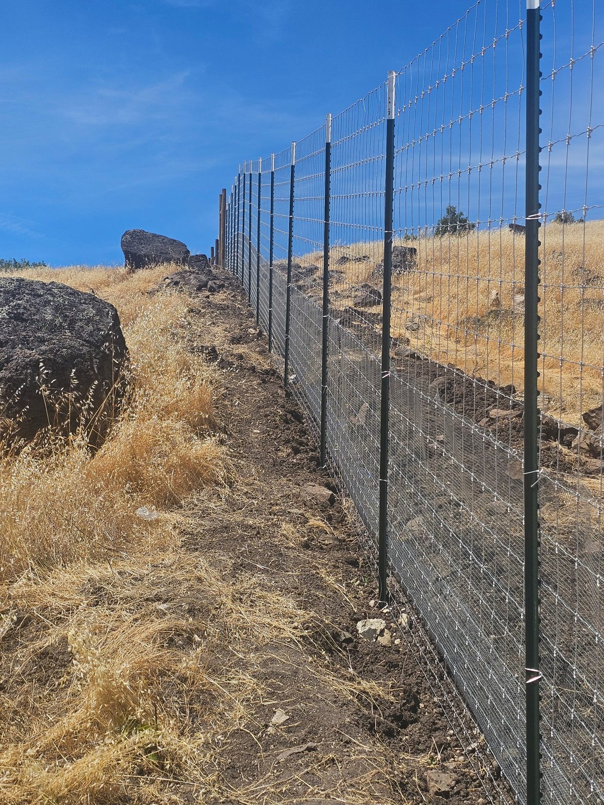 8' Game Fence with Hardware Cloth for Extra Rodent Protection