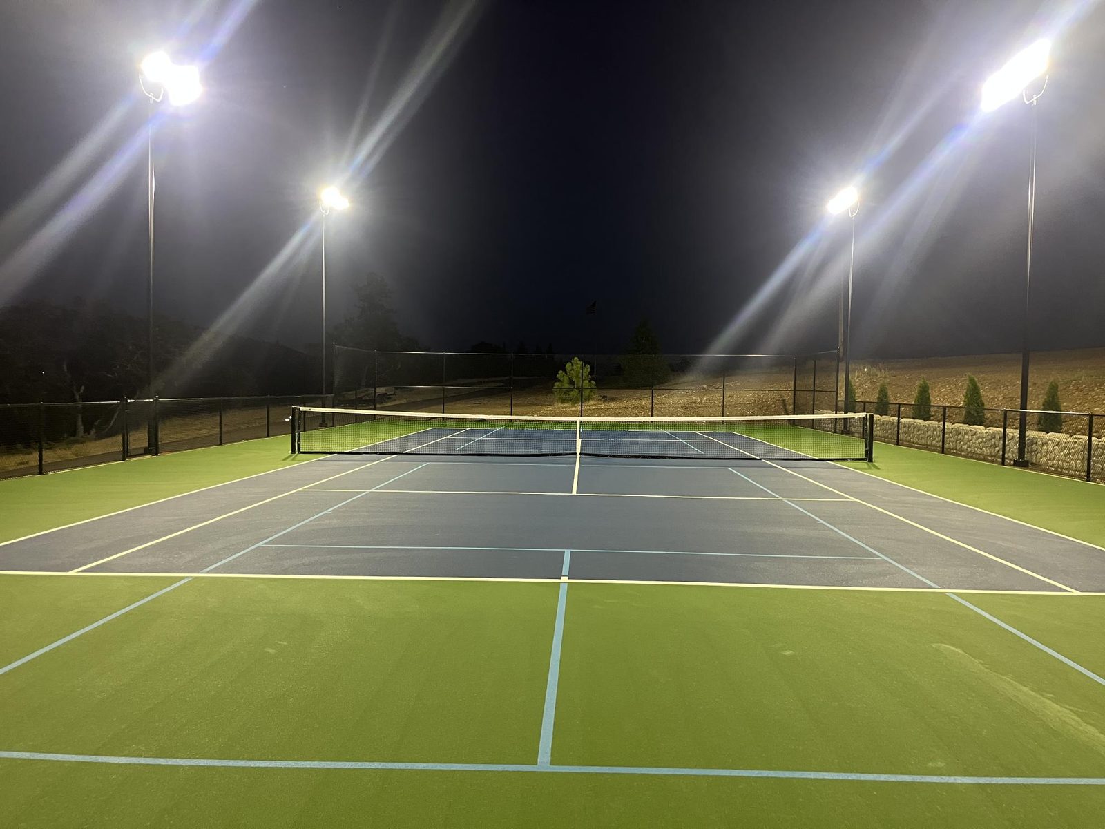Custom Tennis Court Fencing